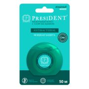 ПРЕЗИДЕНТ Флосс Antibacterial с хлоргексидином 12 м.арт.203