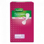 Kimberly-Clark Депенд прокладки при недержание жен. Супер 8шт.