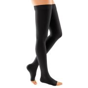 Чулки компрессионные с открытым носком,  ТК.930, 2 класс компрессии(22-32) (черный)
