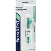 Щетка для зубных протезов PRESIDENT DENTURE, средняя жесткость